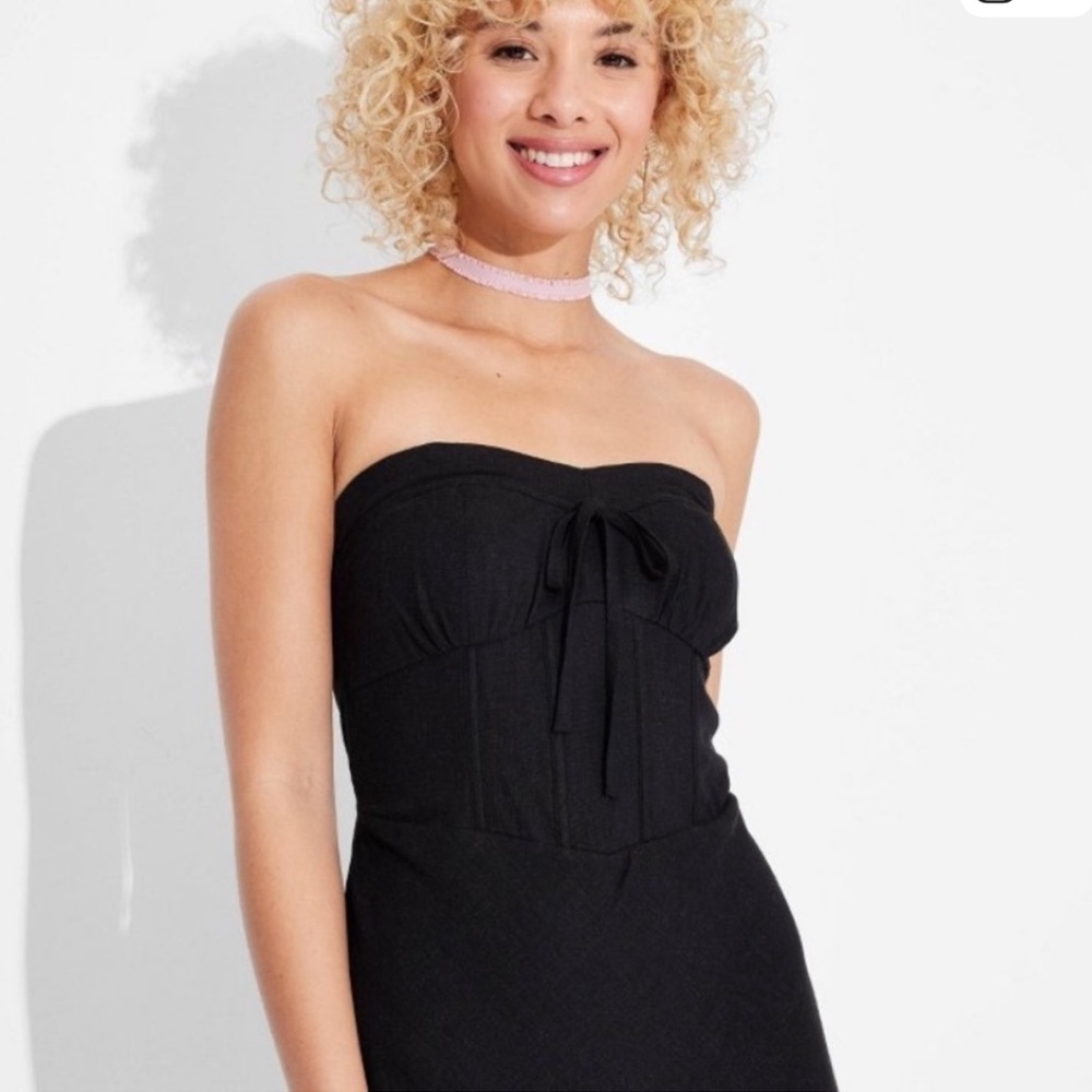 NWT Wild Fable Corset Black Dress
